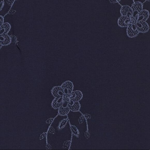 WAYF Women's Halifax Blue Embroidered V-Neck Long‎ Bell Sleeves Size Large - Picture 2 of 6